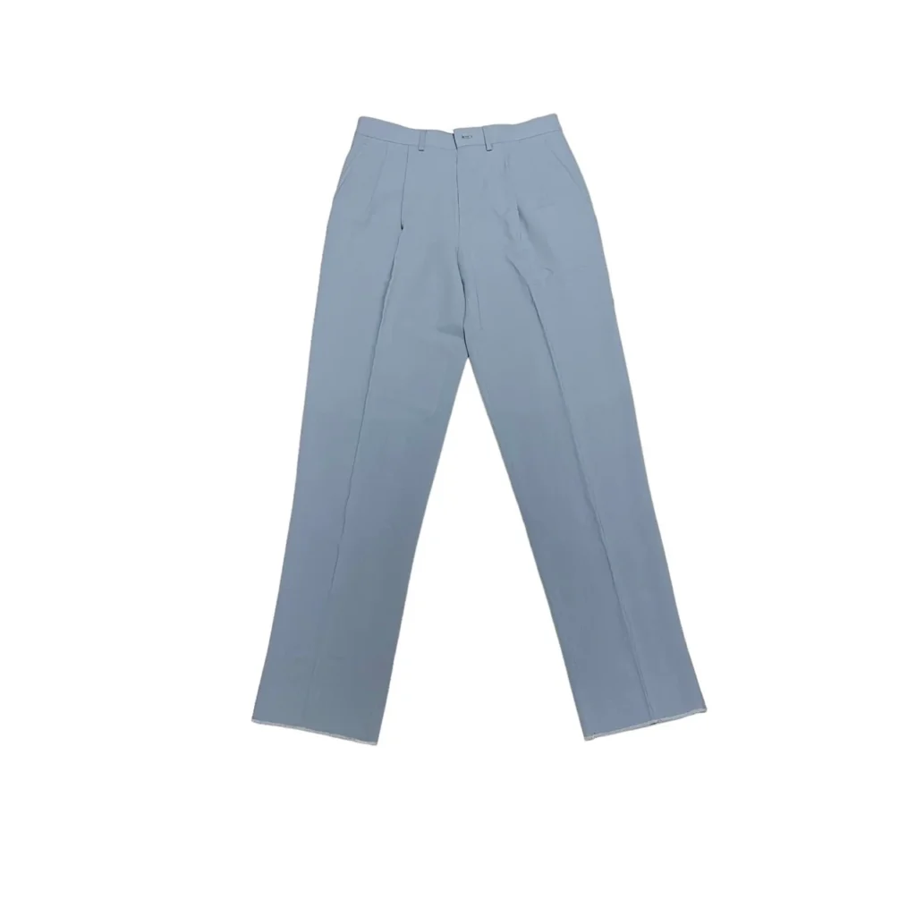 CARUSO カルーゾ 2タックウールスラックスパンツ 50 ブルー 買取実績