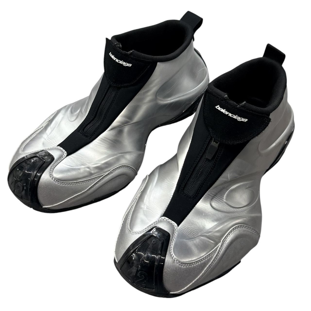 BALENCIAGA バレンシアガ Basketball Sneaker バスケットボールスニーカー 824909 27.5cm シルバー 買取実績