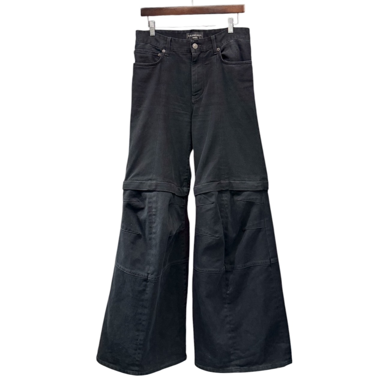 BALENCIAGA バレンシアガ Flared Cargo Pants 2WAYフレアパンツ 814423 XS ブラック 買取実績