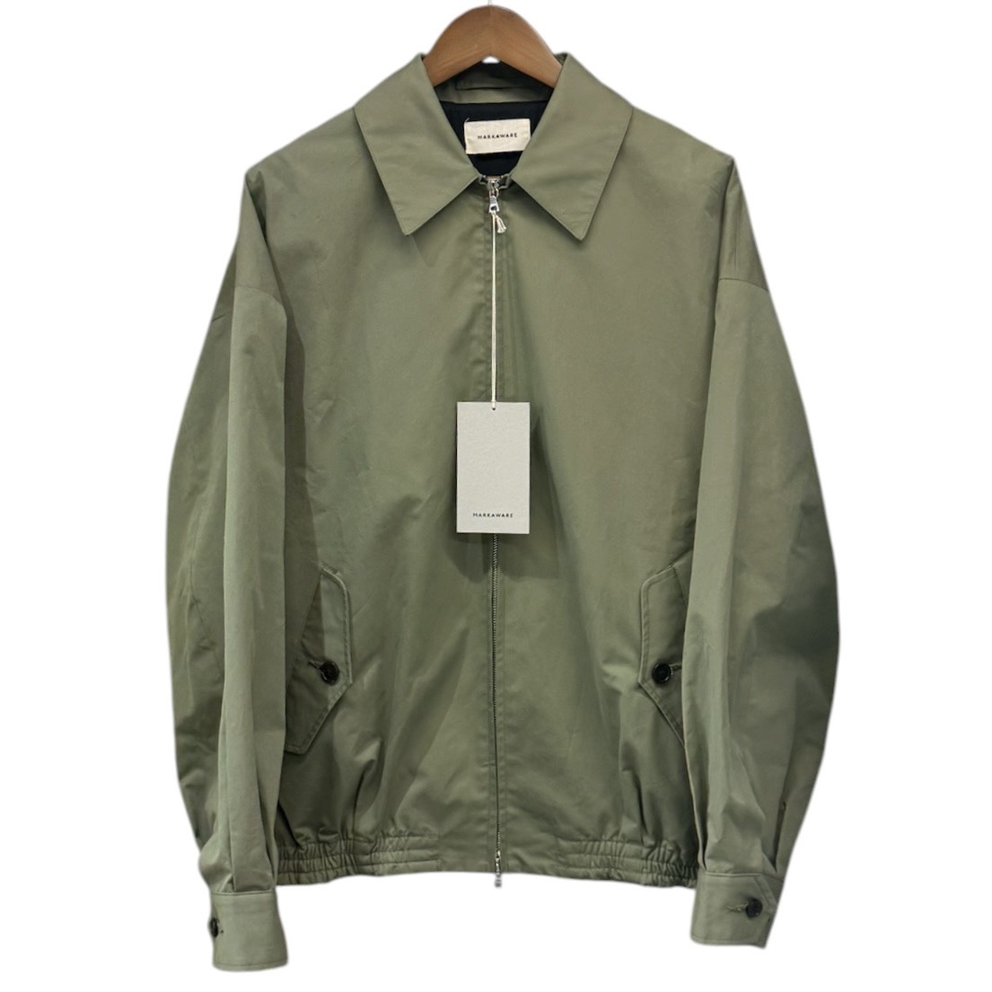 MARKAWARE マーカウェア 24SS WIDE SPORTS JACKET ORGANIC COTTON LIGHT ALL WEATHER CLOTH ジャケット ブルゾン A24A-01BL01C 2 カーキ 買取実績