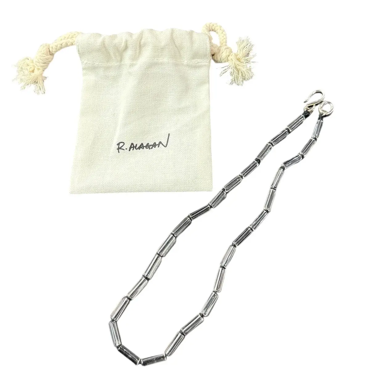 R.ALAGAN ララガン SMALL TUBE CRYSTAL NECKLACE スモールチューブ