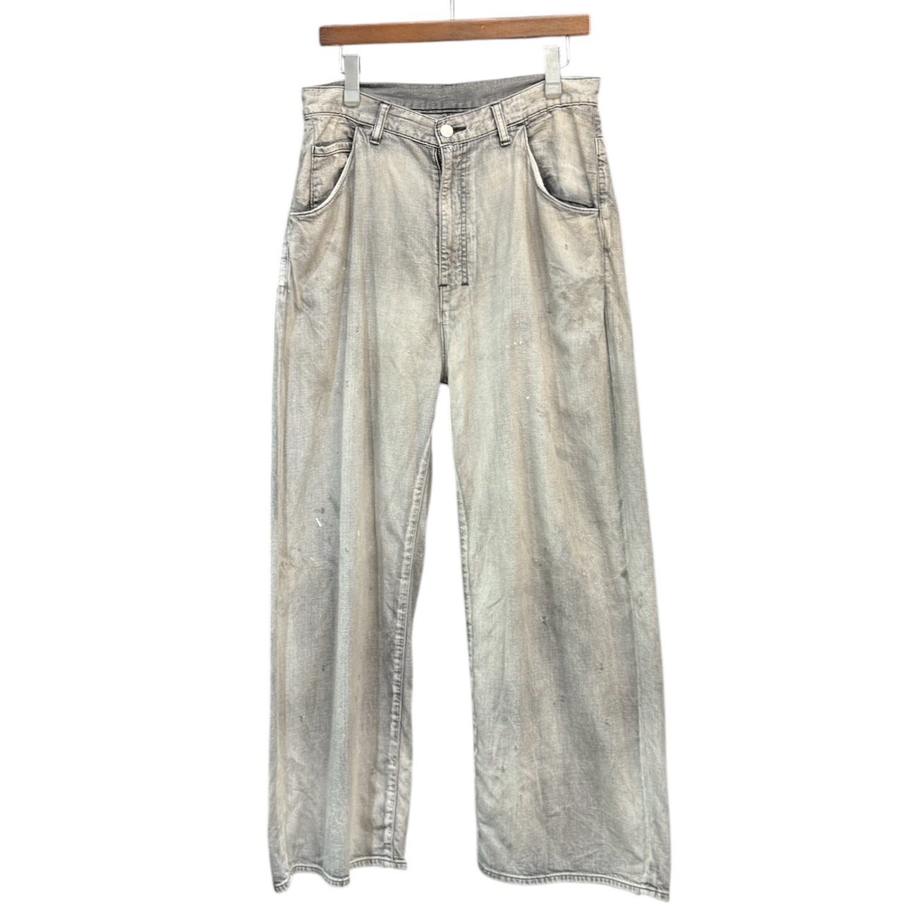 ANCELLM アンセルム 25SS LIGHT OZ WIDE STRAIGHT DENIM PANTS ストレートデニムパンツ ANC-PT71 1 ブラック 買取実績