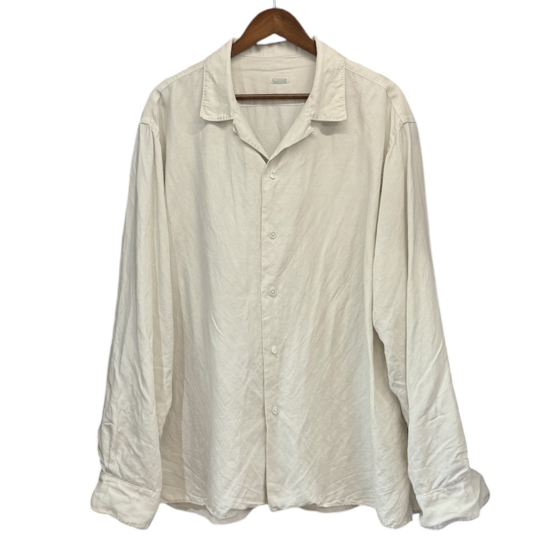 A.PRESSE アプレッセ 26SS Vintage Silk Linen Open Collar Shirt シルクリネンオープンカラーシャツ 26SAP-02-08 4 アイボリー 買取実績