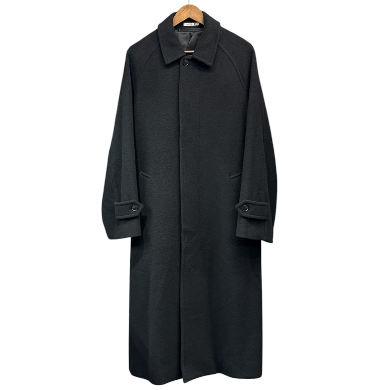 AURALEE オーラリー 22AW CASHMERE WOOL MOSSER SOUTIEN COLLAR COAT ウールカシミヤコート A22AC01MC 3 ブラック 買取実績