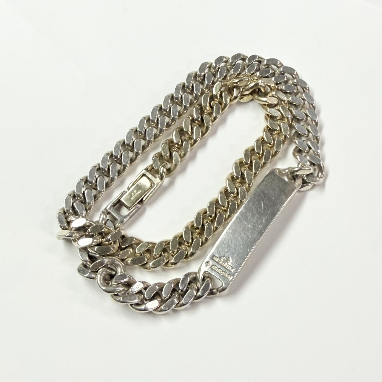 BUNNEY バニー DOUBLE TOUR GOLD DIP IDENTITY CHAIN 2トーンチェーンブレスレット シルバー×ゴールド 買取実績