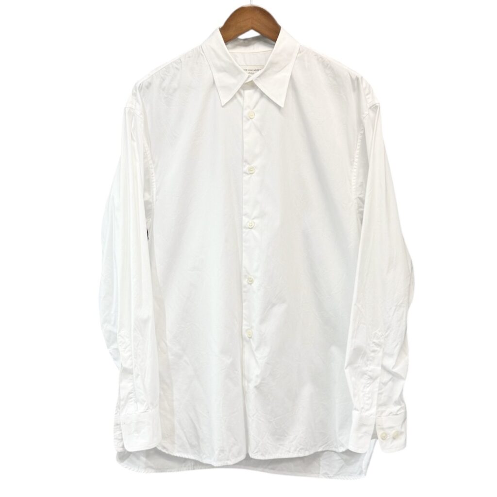 DRIES VAN NOTEN ドリスヴァンノッテン コットンブロードオーバーサイズドレスシャツ M ホワイト 買取実績