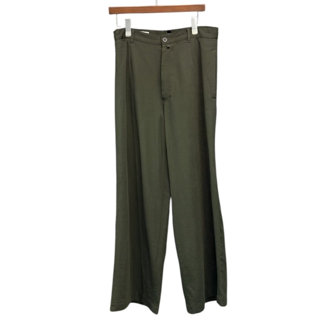 DRIES VAN NOTEN ドリスヴァンノッテン ウールワイドスラックスパンツ 48 カーキ 買取実績