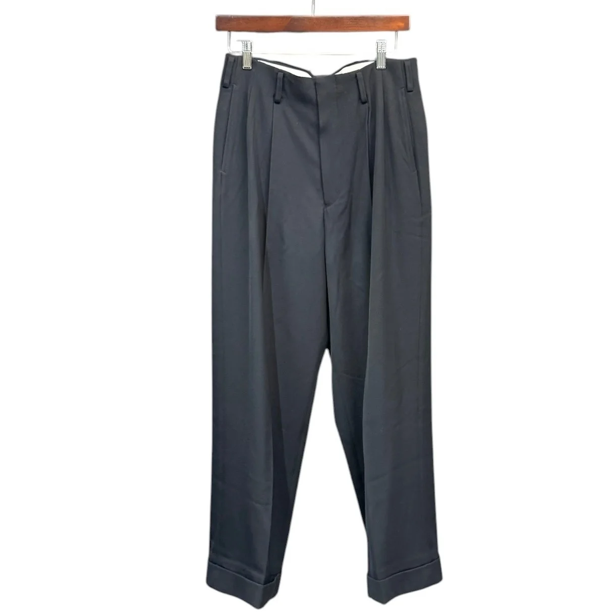 A.PRESSE アプレッセ 25AW Wool Wide Tapered Trousers ウールスラックスパンツ 25AAP-04-36 1 ネイビー 買取実績
