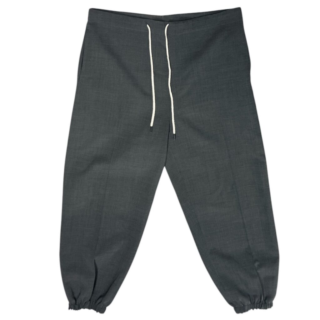 NICENESS ナイスネス 26SS OVAL Drape Easy Trousers 裾リブイージードレープパンツ NN-0602T17 L グレー 買取実績