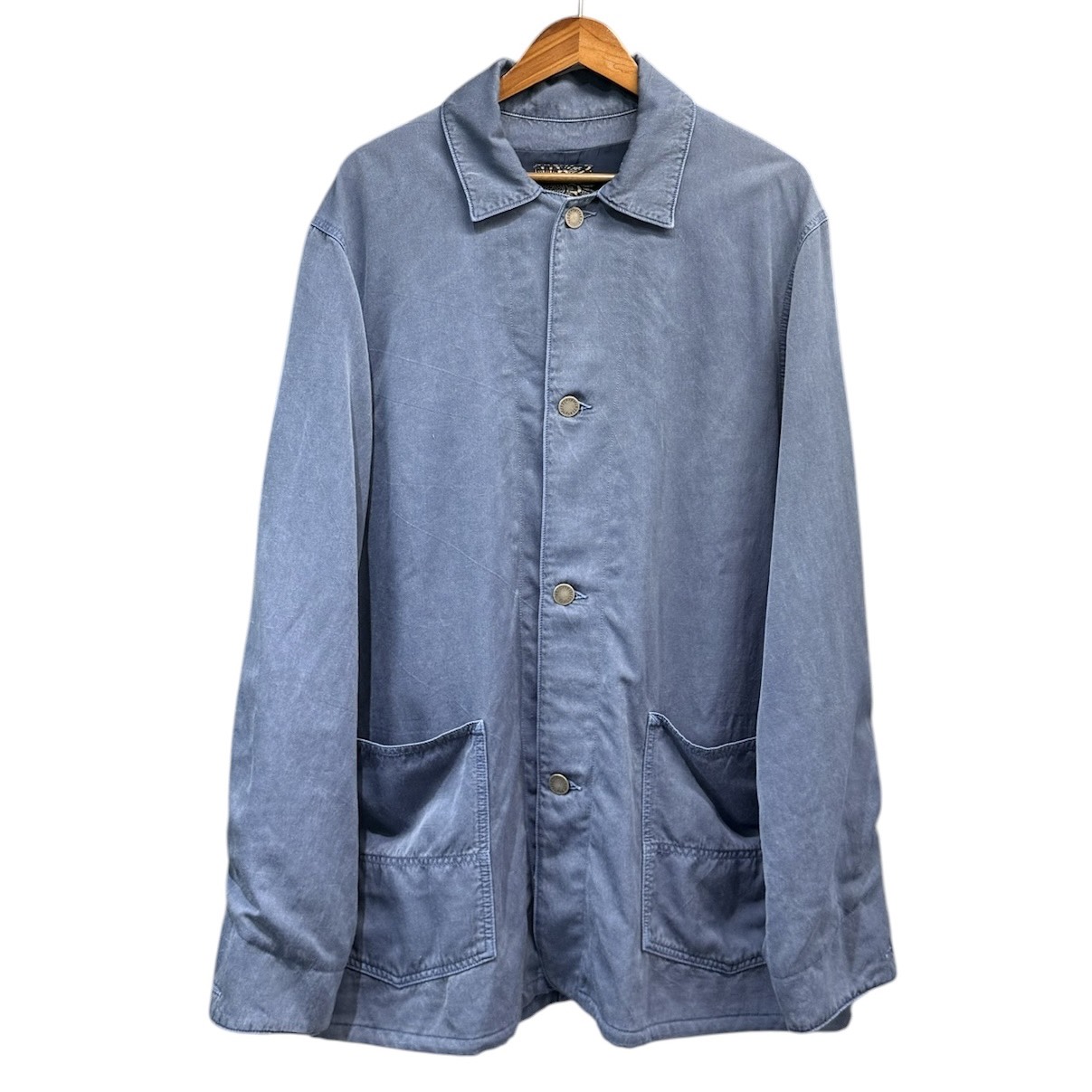 VISVIM ビズビム 25AW COVERALL JKT DMGD カバーオールジャケット 0225905013011 3 ブルー 買取実績